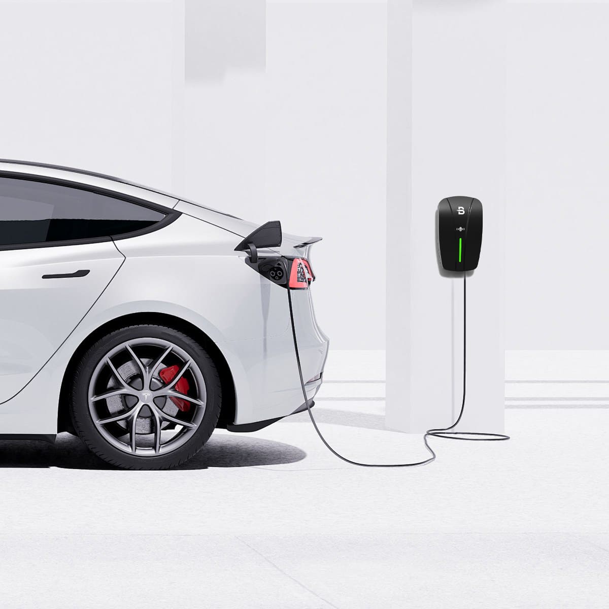 Borne sur mur avec prise integrer  2eme generation