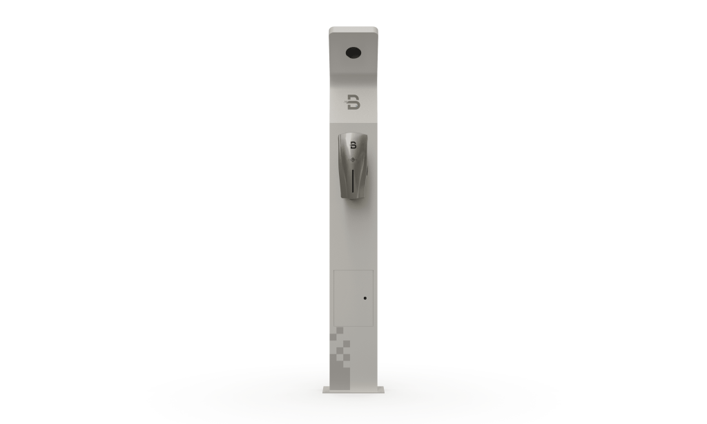 Borne sur mur avec prise simple