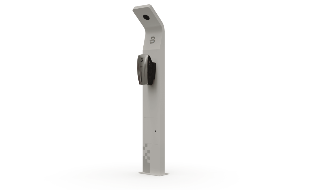 Borne sur mur avec prise simple