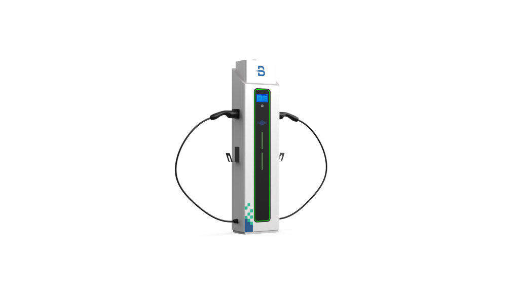 Borne monté au sol avec cable double