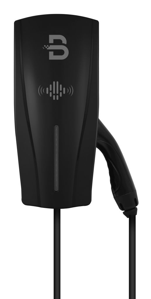 Borne sur mur avec cable integrer