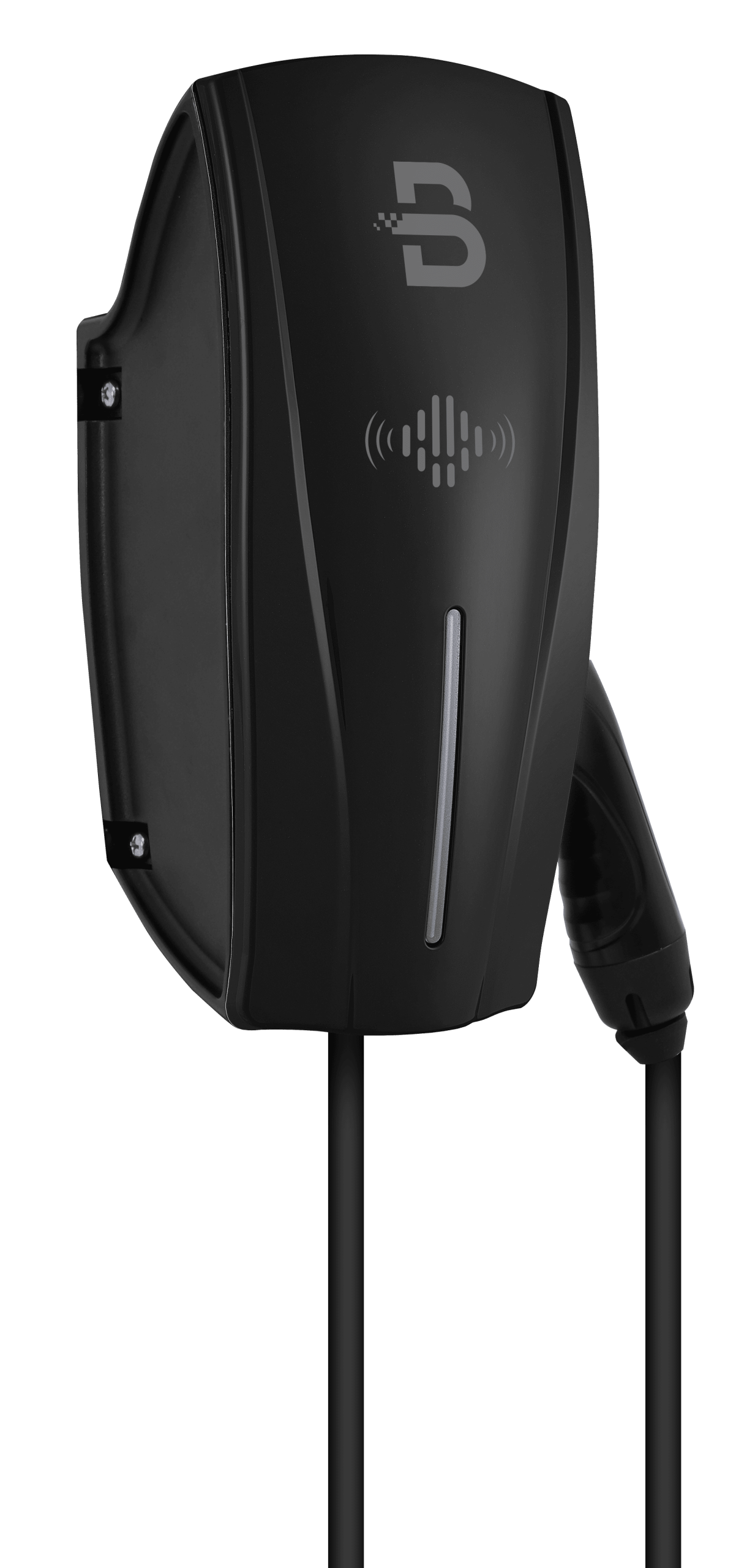 Borne sur mur avec cable integrer