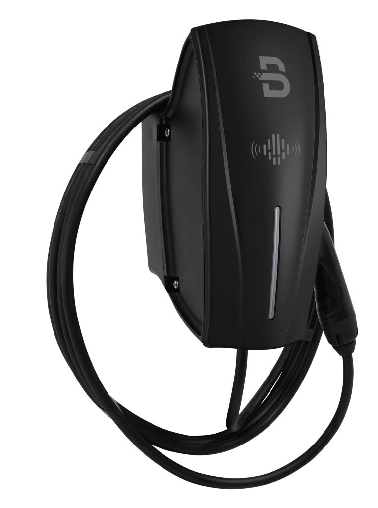 Borne sur mur avec cable integrer