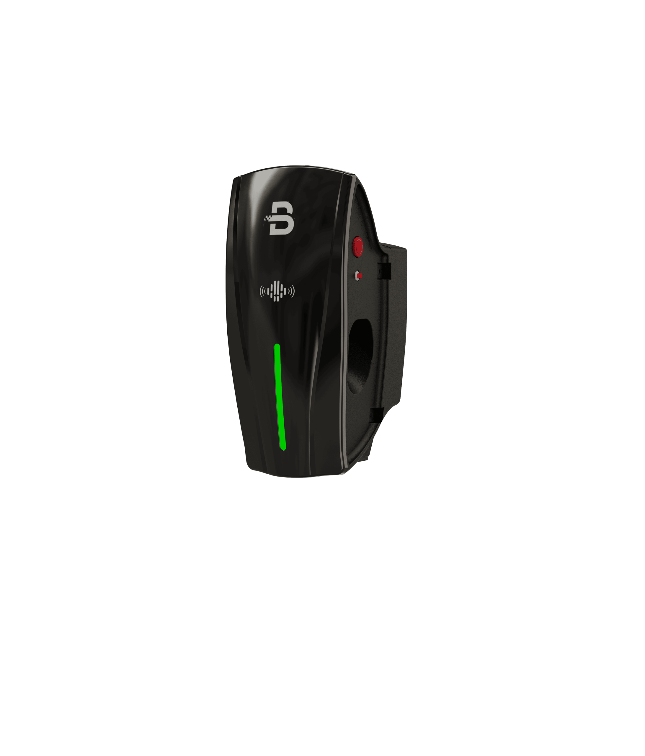 Borne sur mur avec cable integrer